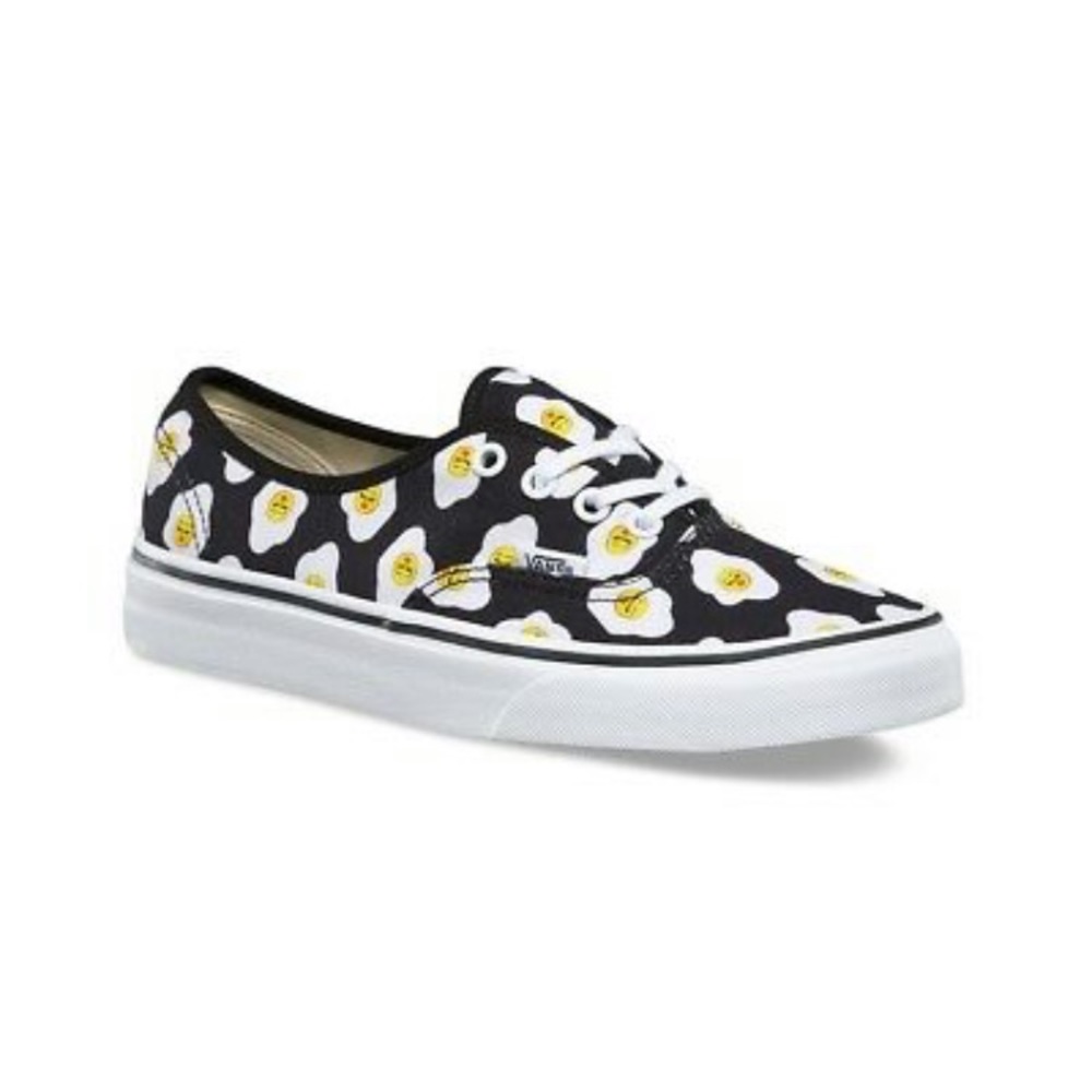 Vans authentic sunny side black canvas sneakers 5